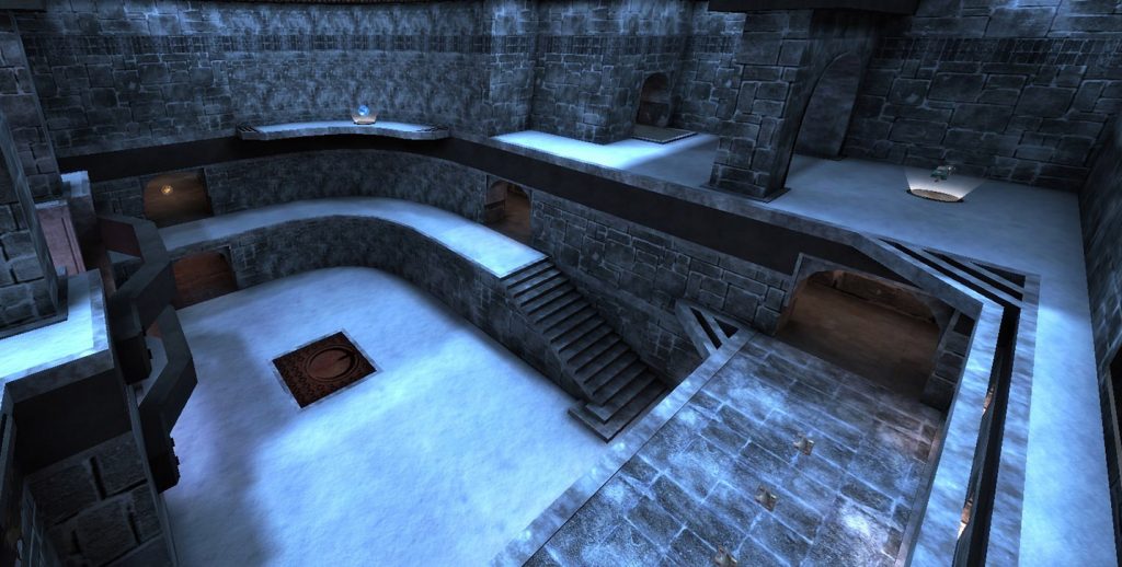 Almost Winter Quake 3 Map - AlmostLost Winter Remake